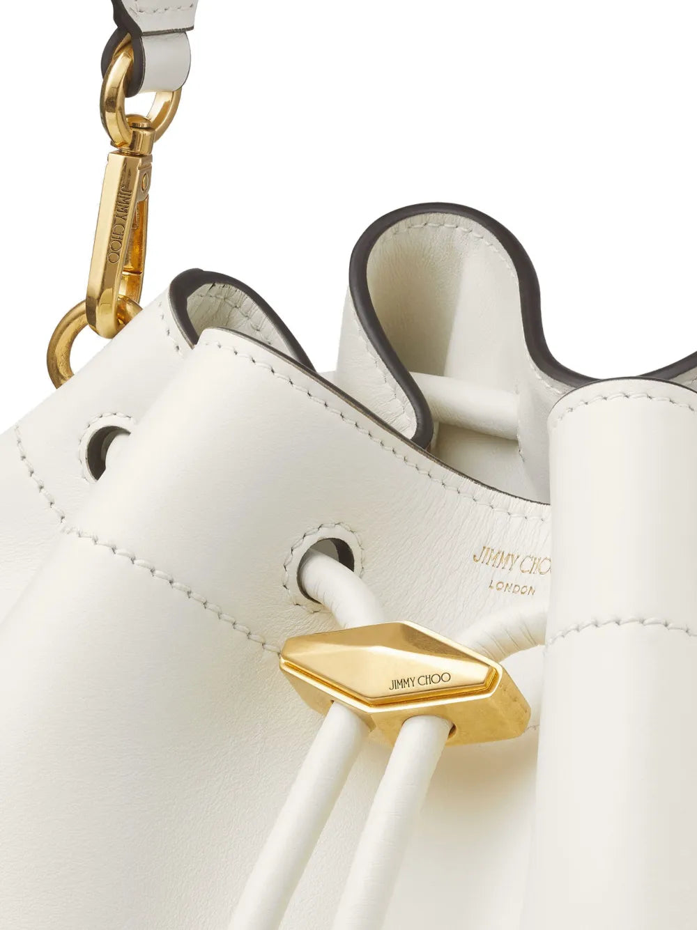 Cinch M leather bucket bag