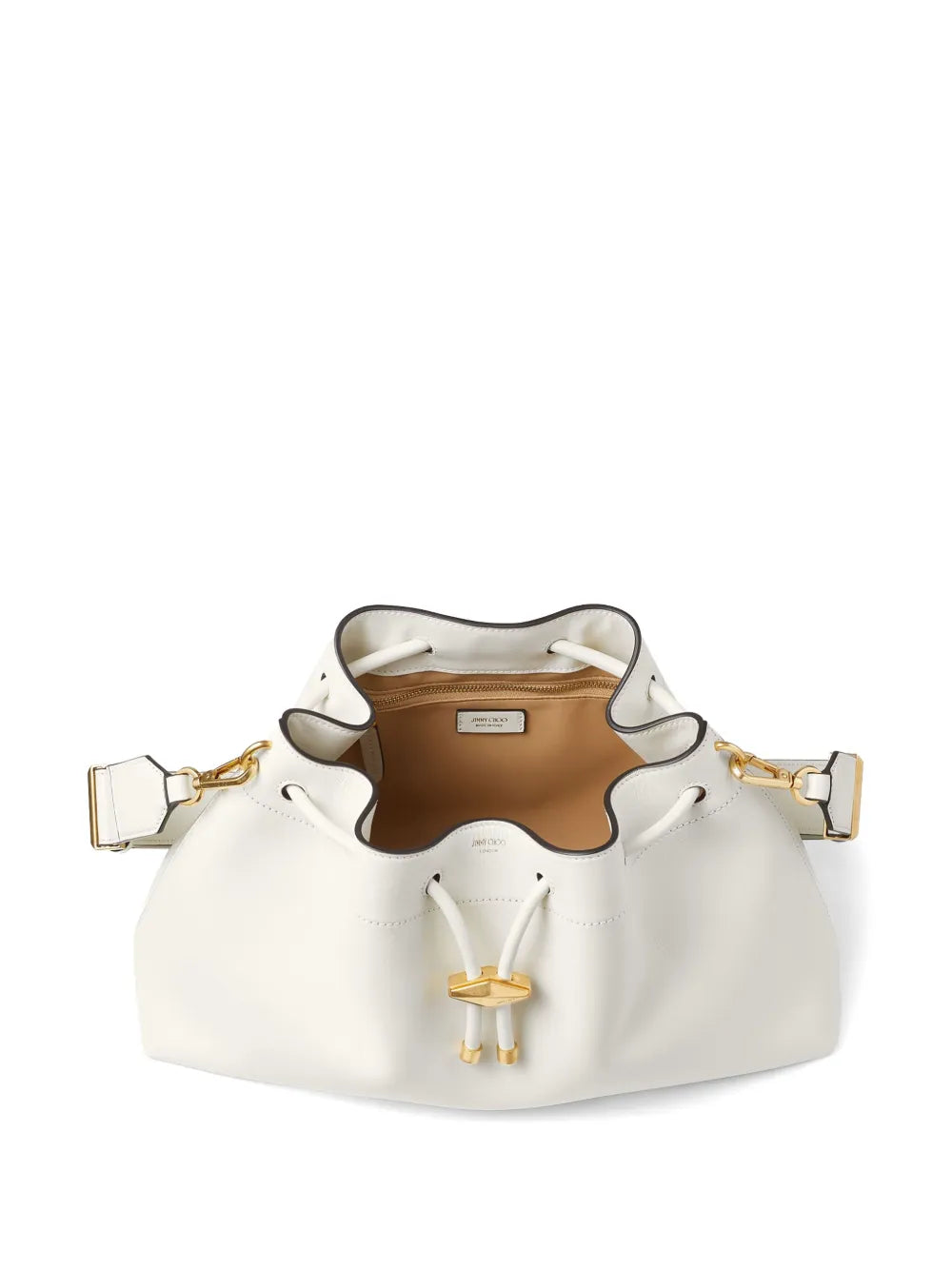 Cinch M leather bucket bag