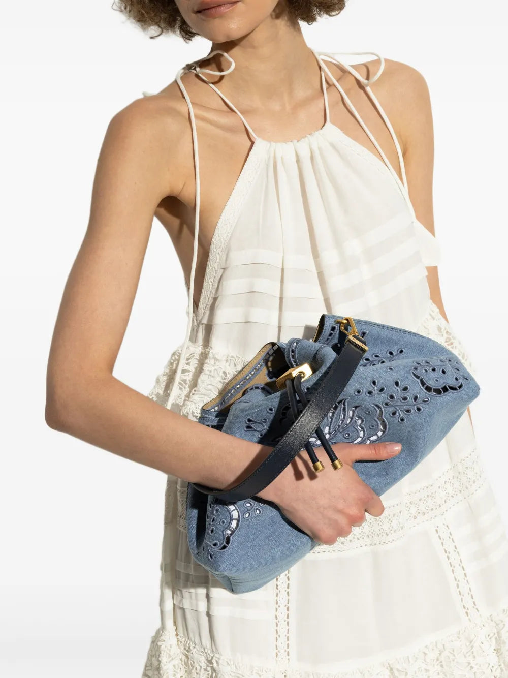 Cinch bucket bag