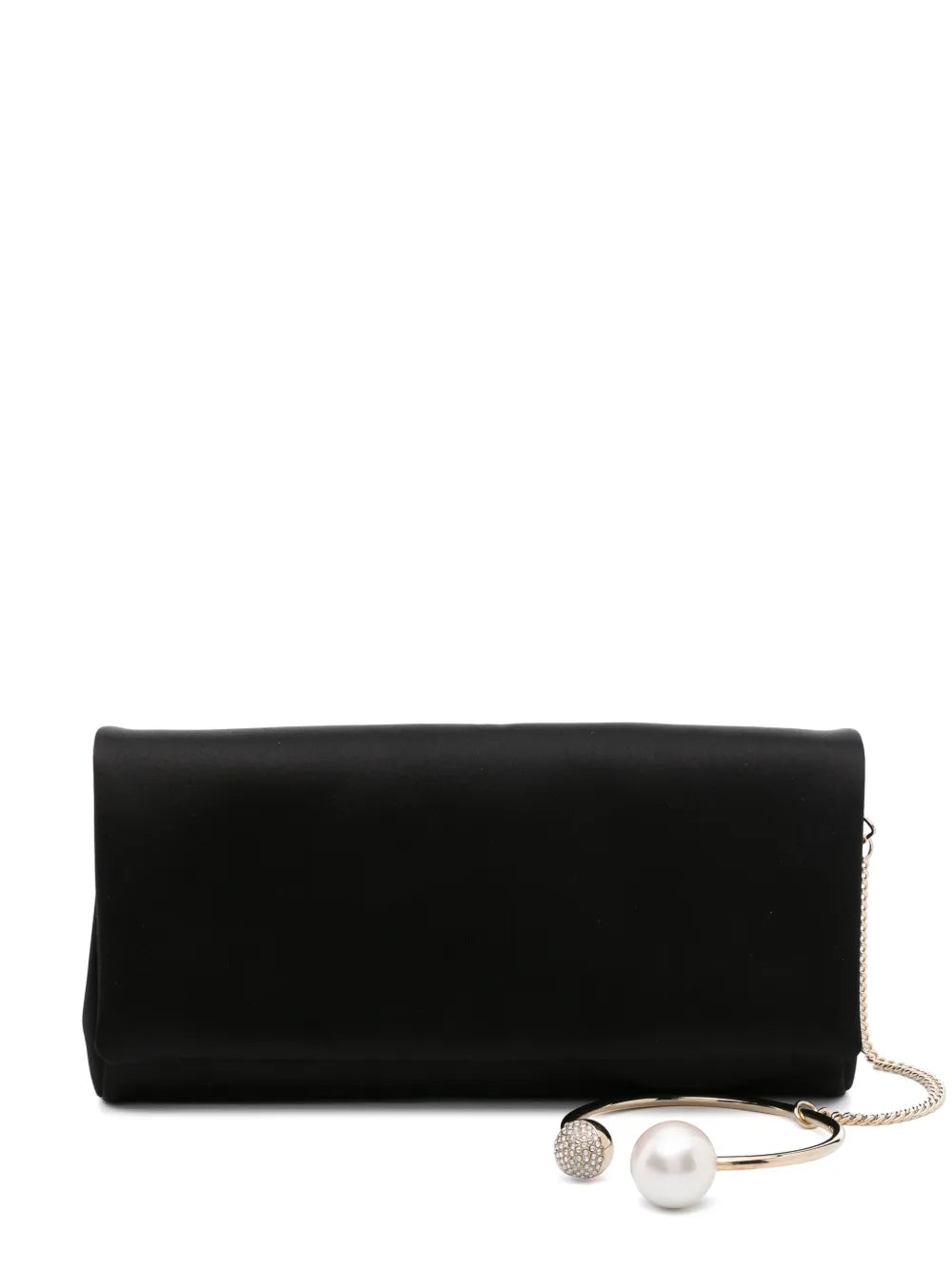 Xandra satin clutch bag