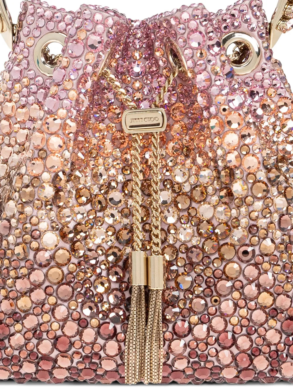 Bon Bon crystal satin bag
