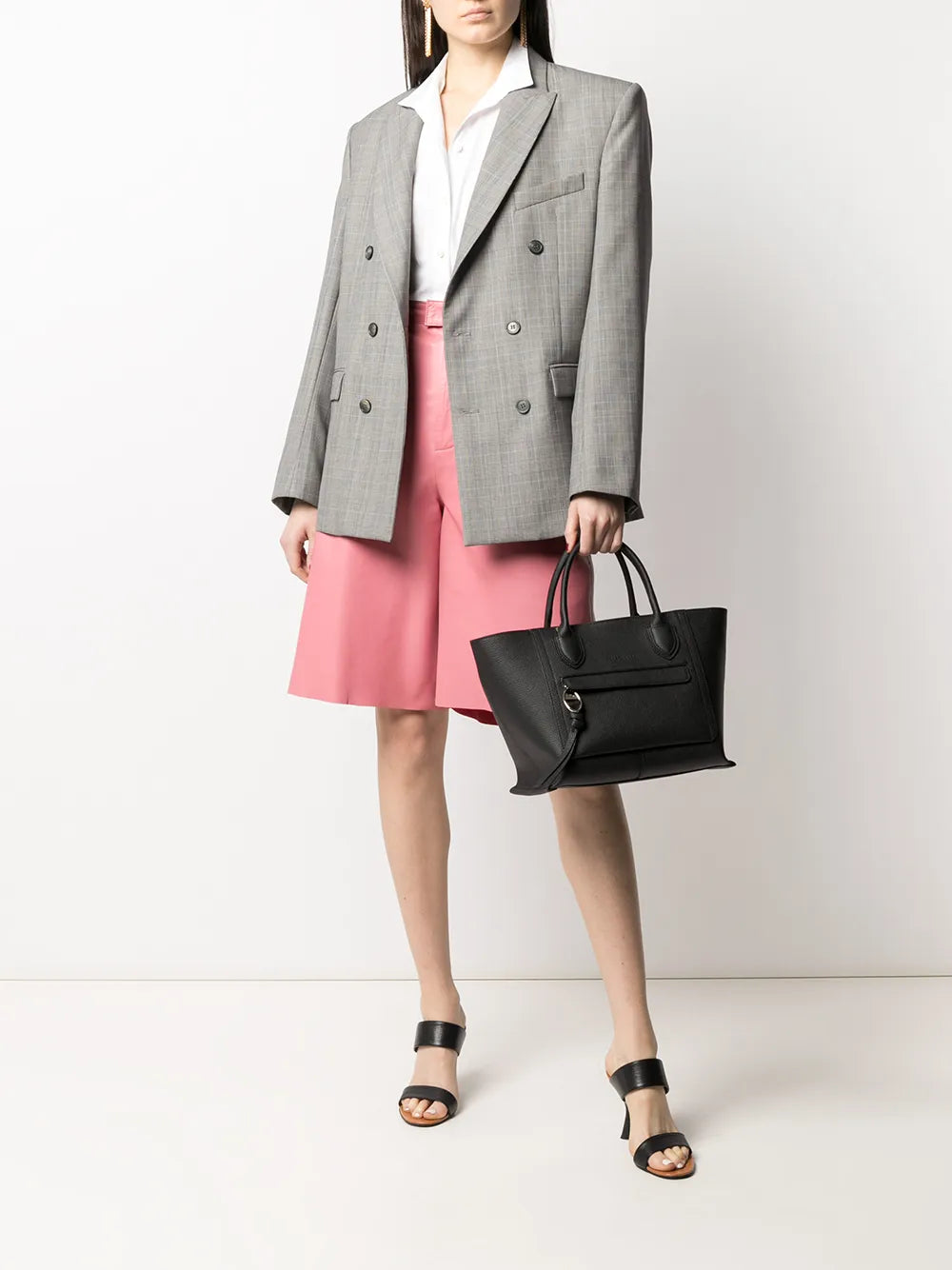 Mailbox leather tote bag