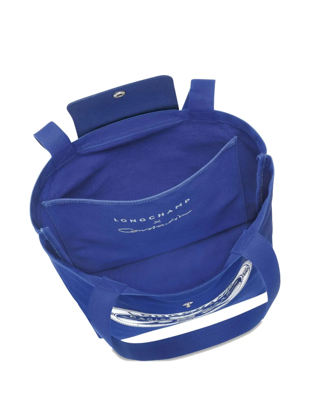 Le Pliage M logo-print tote bag