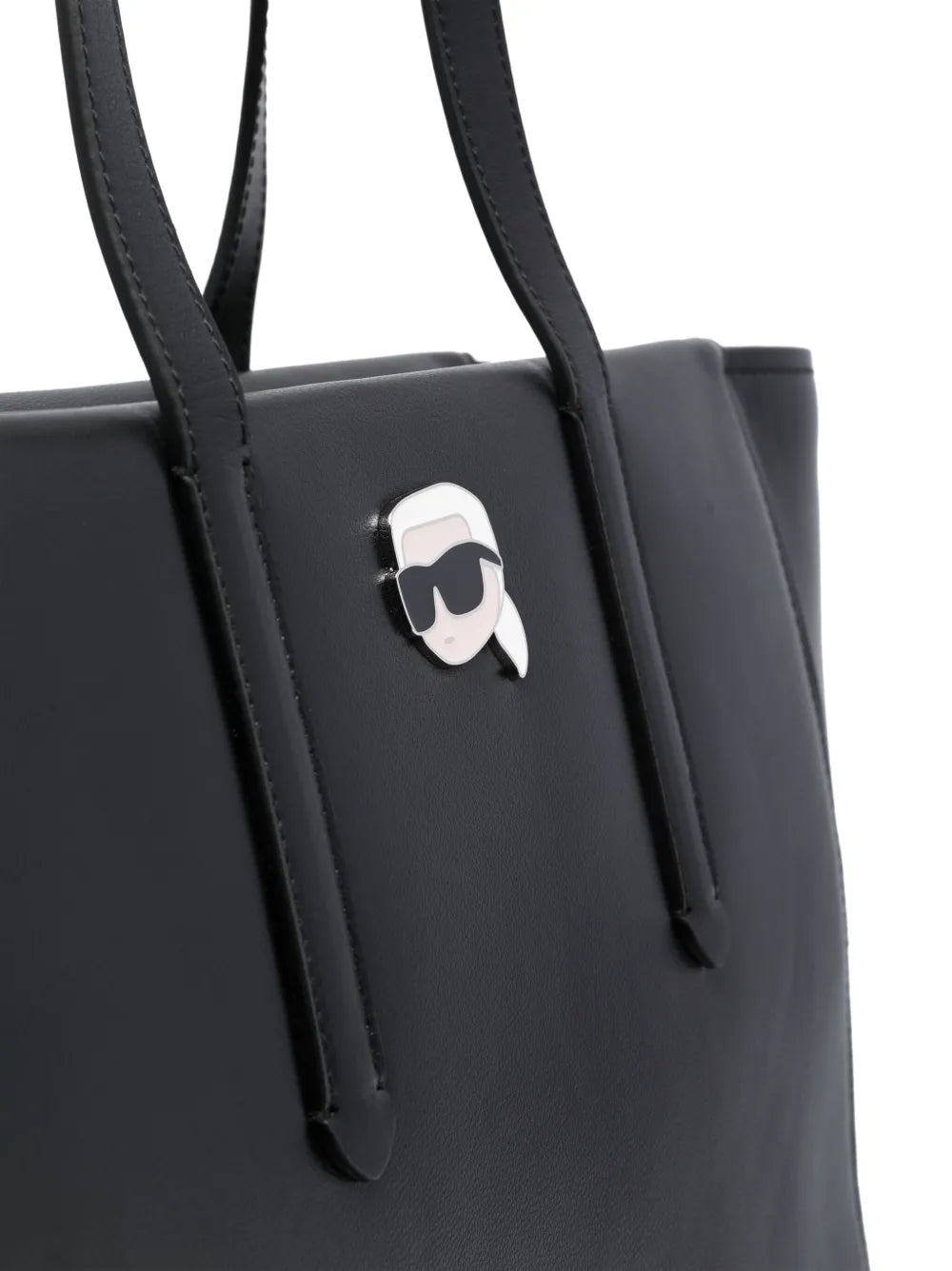 Ikon Pin leather tote bag
