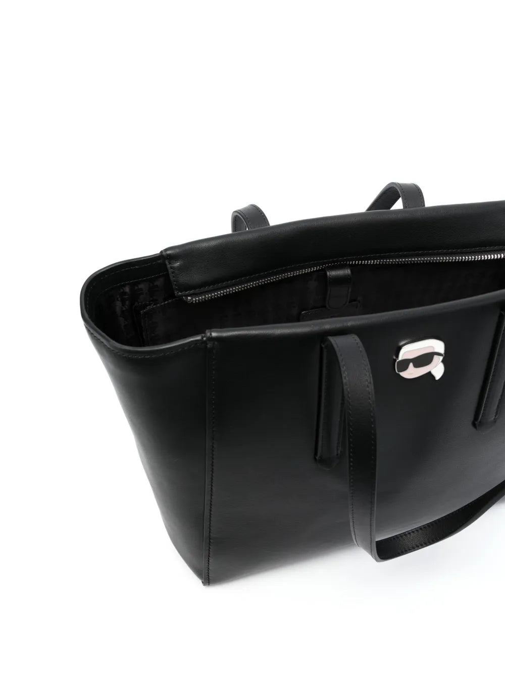 Ikon Pin leather tote bag