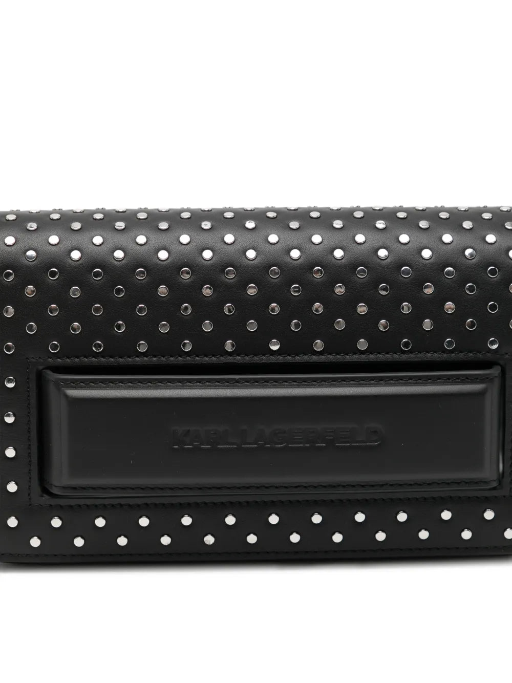 logo-debossed shoulder bag