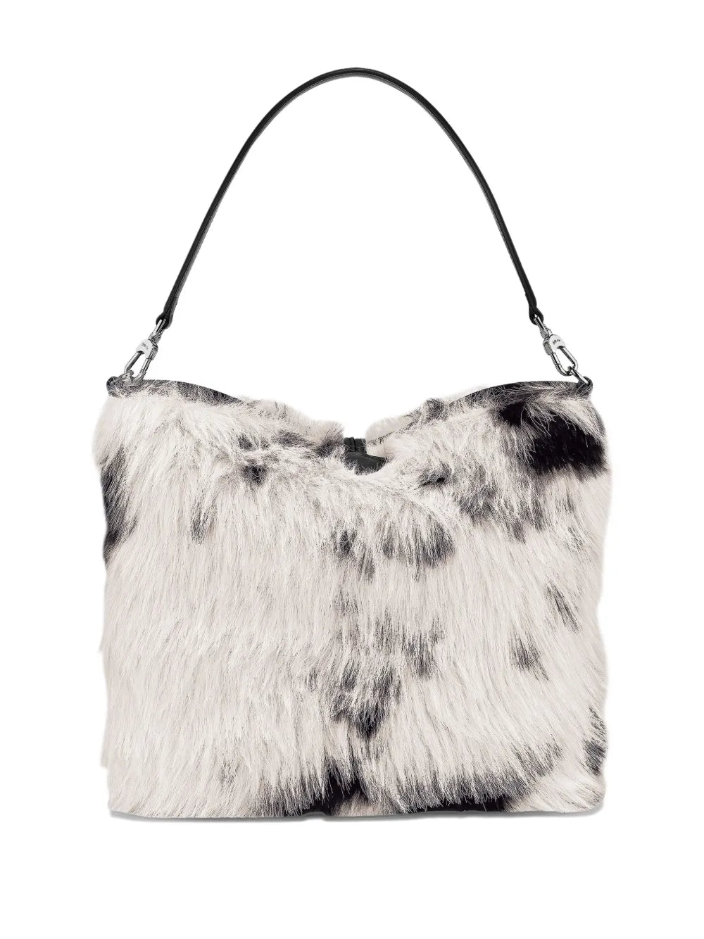 Le Roseau faux-fur clasp shoulder bag