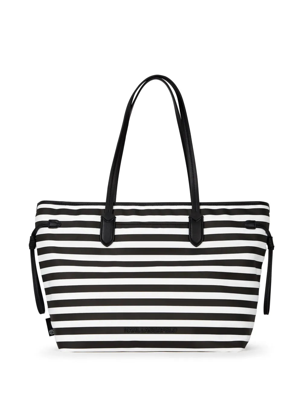 Ikon Karl striped tote bag