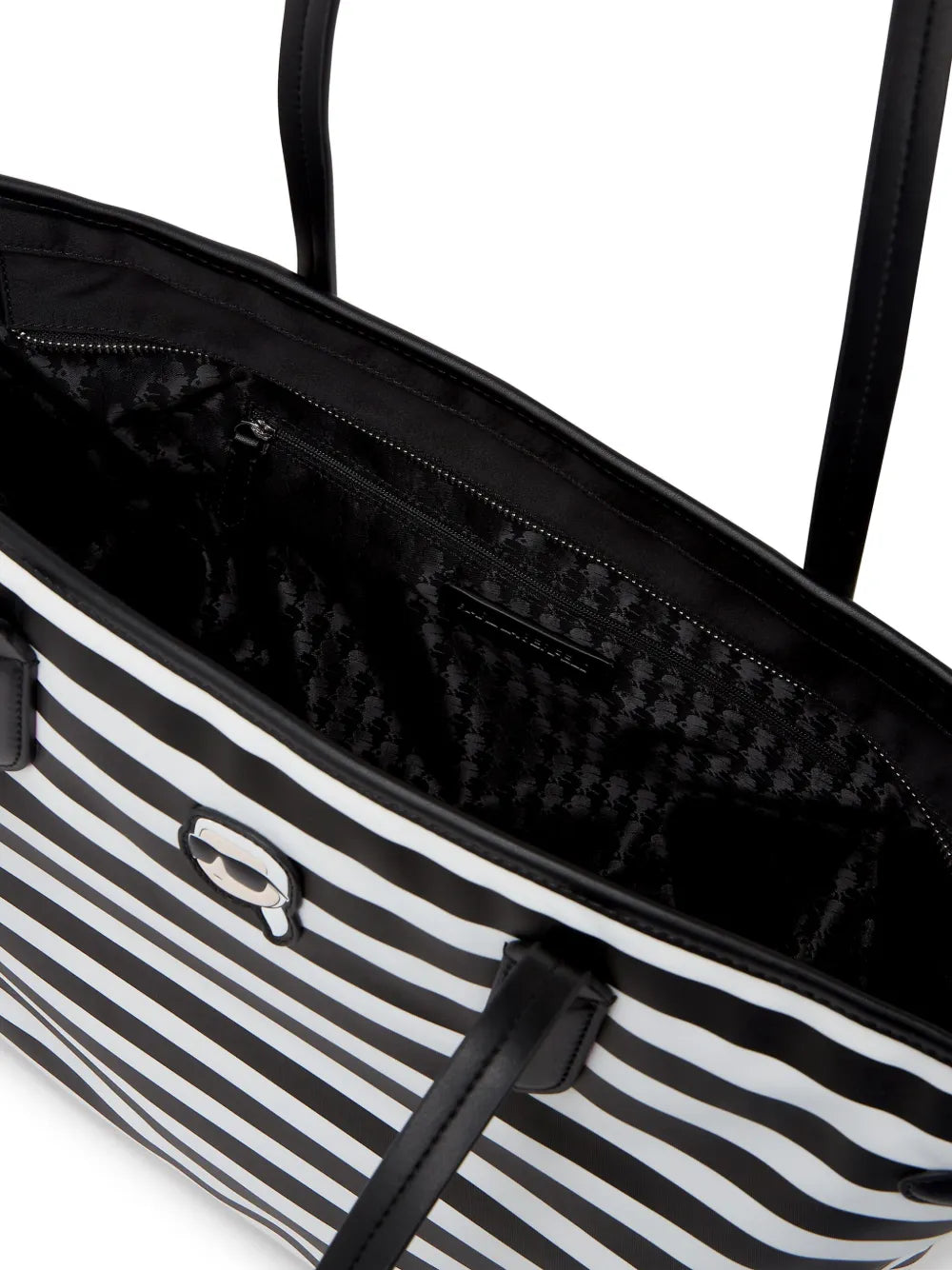 Ikon Karl striped tote bag