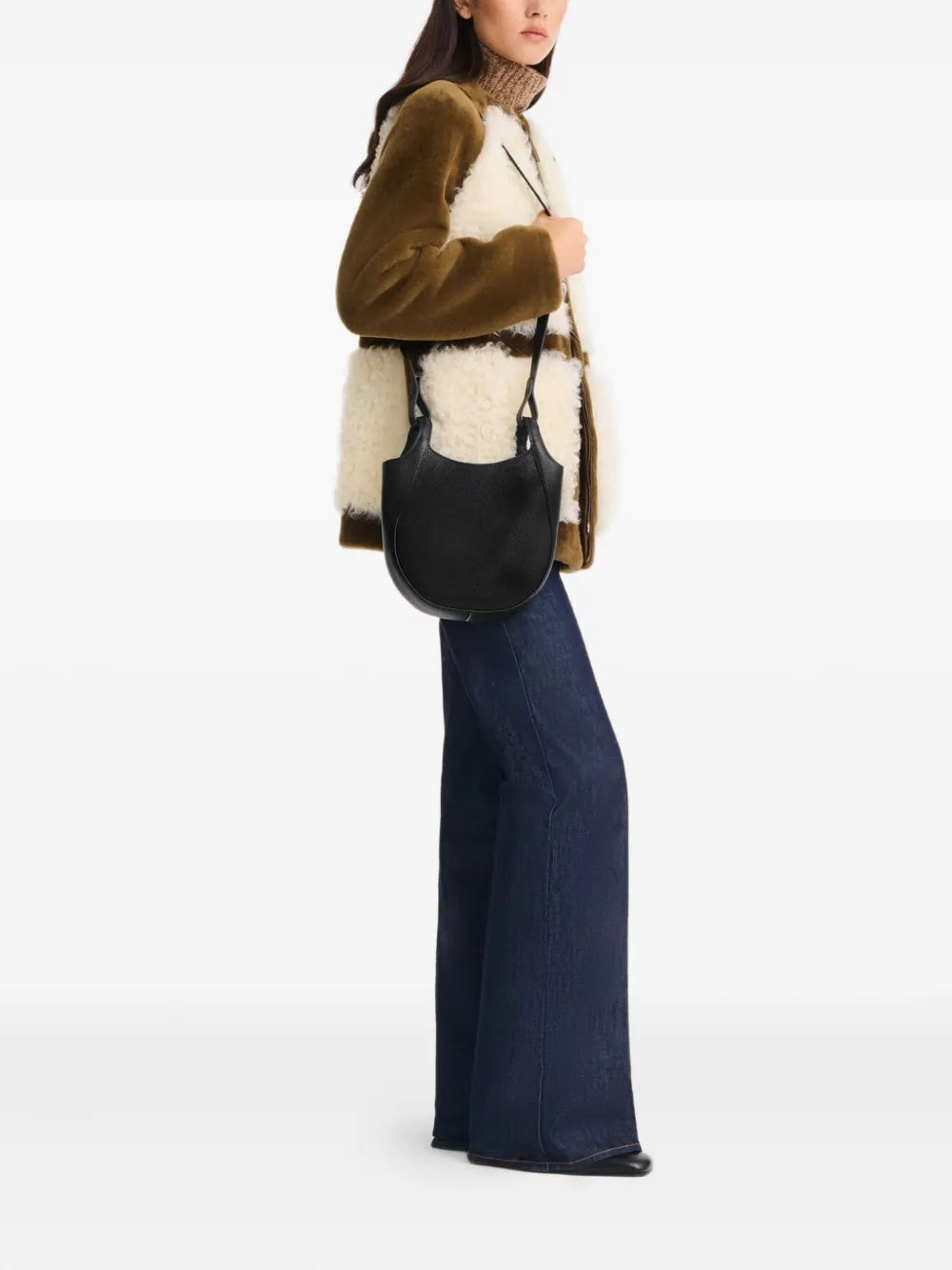 small Le Foulonné leather cross body bag