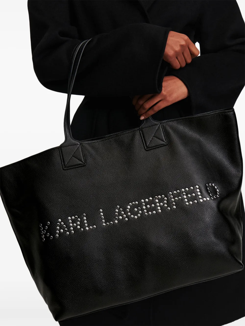 K/Marché leather tote bag