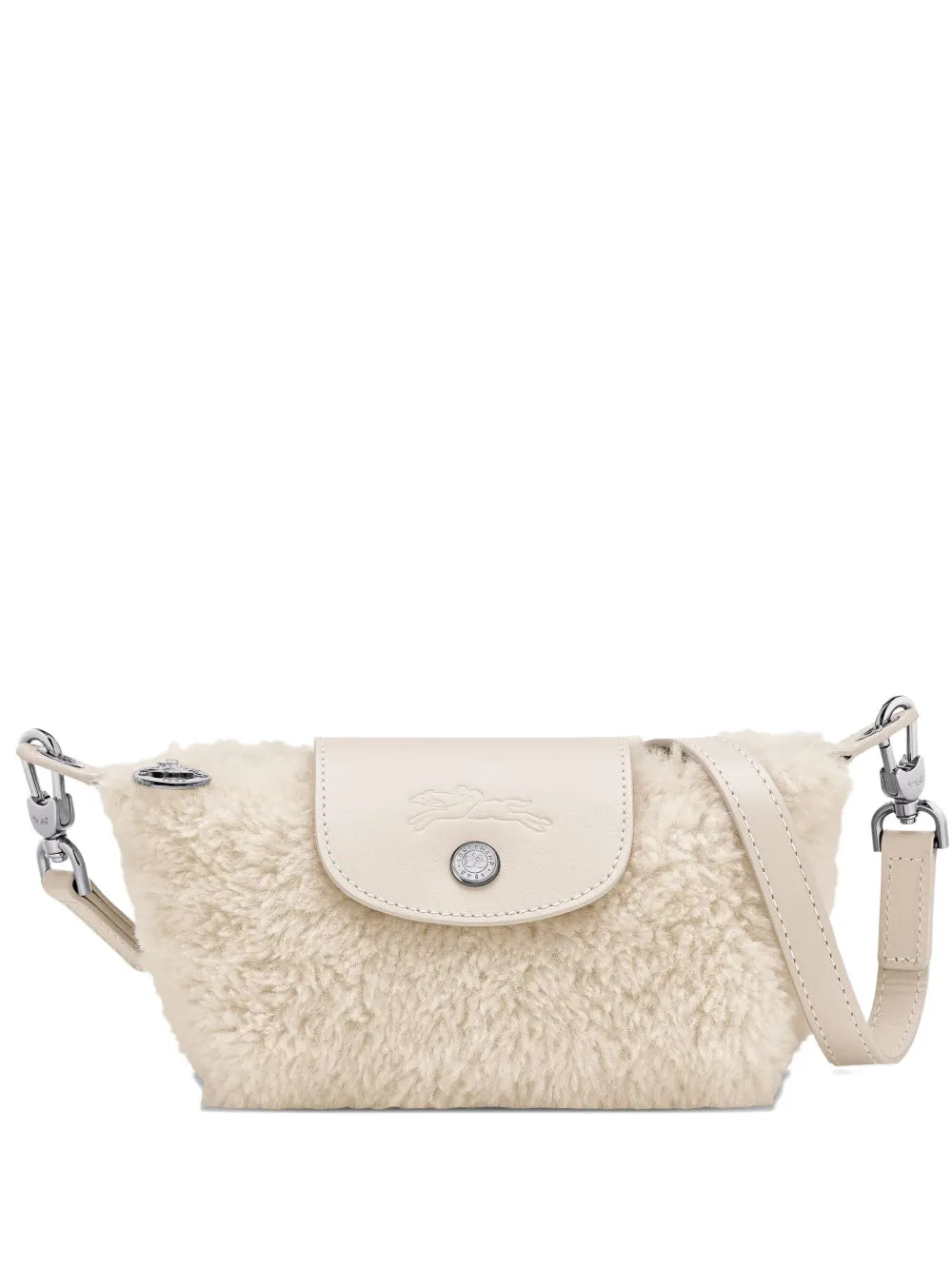 Le Pliage Xtra XS shearling mini bag