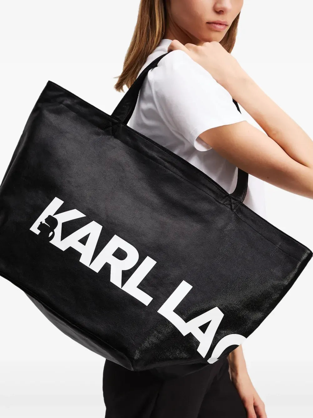 K/Essential logo-printed tote bag