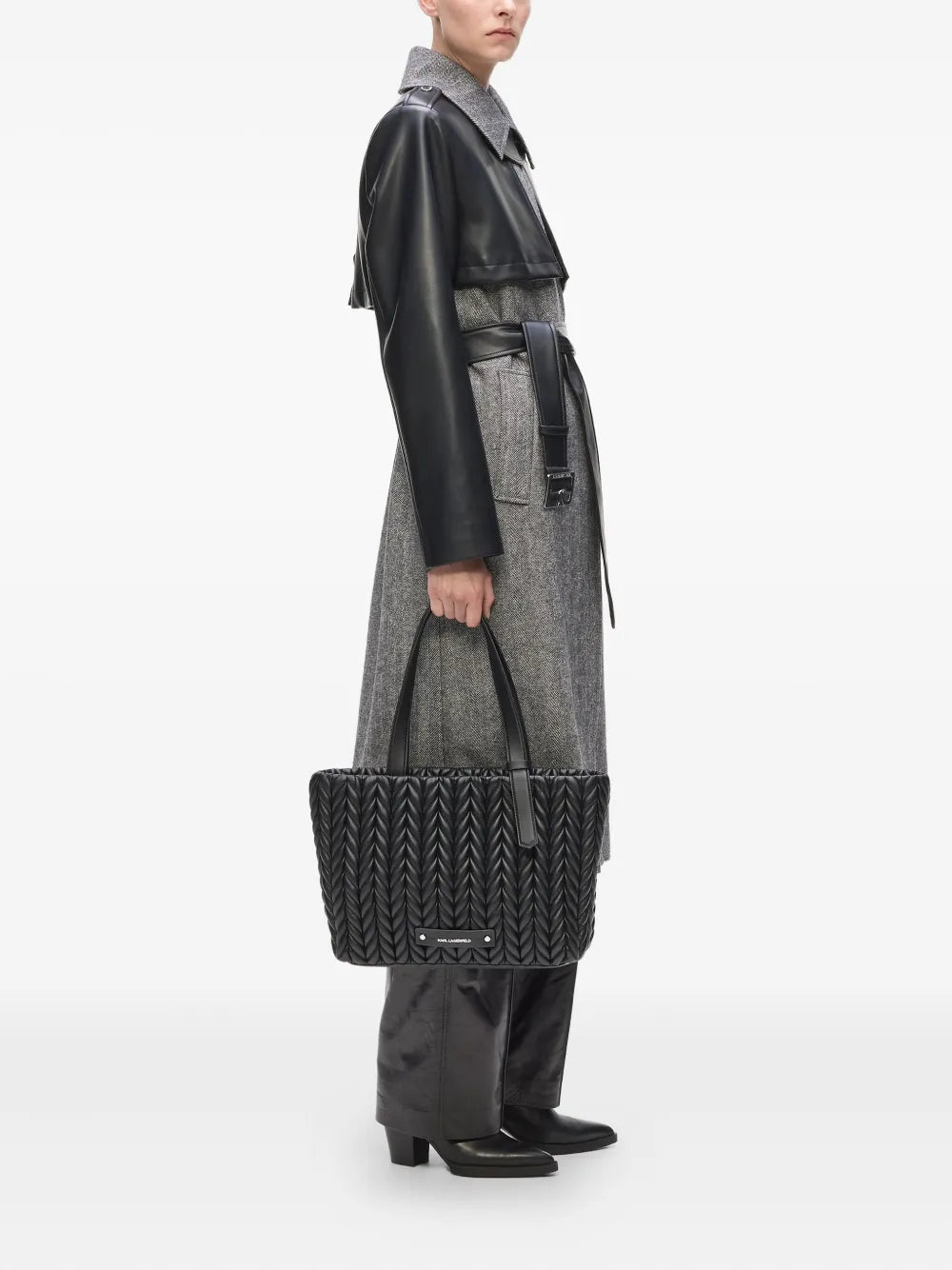 medium K/Weave tote bag