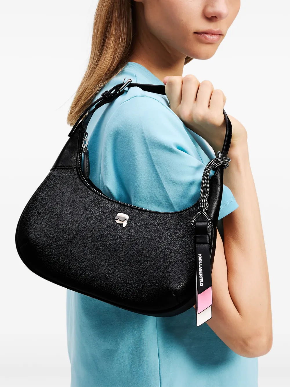 Ikon Pin slouchy shoulder bag