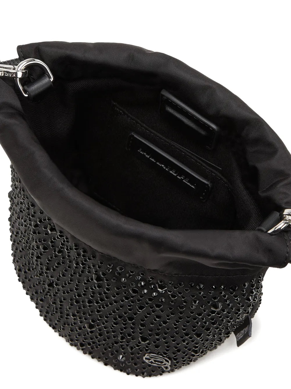 small Ikon rhinestone bucket bag