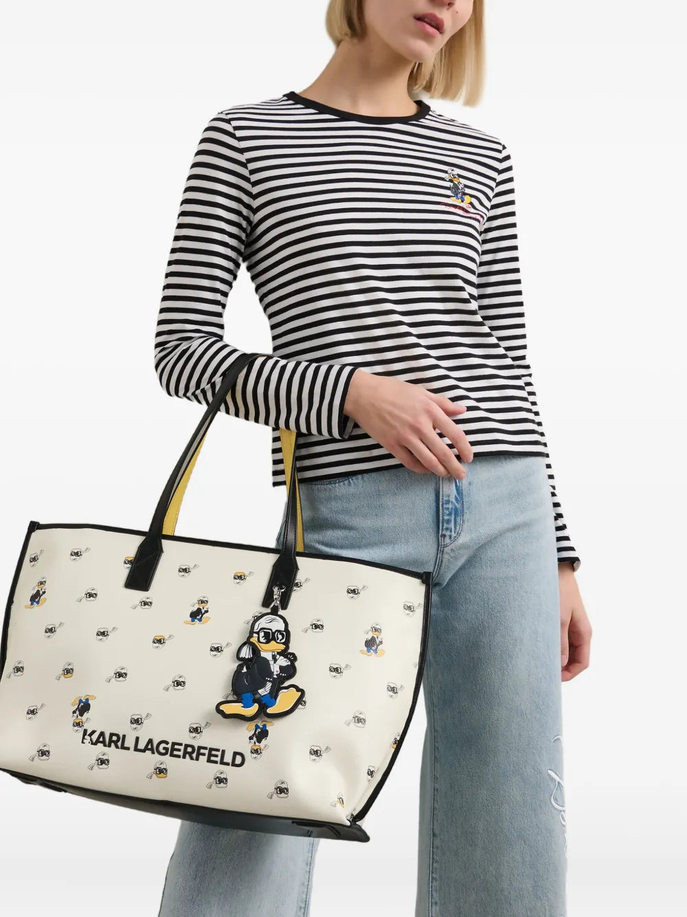 x Disney all-over print tote bag
