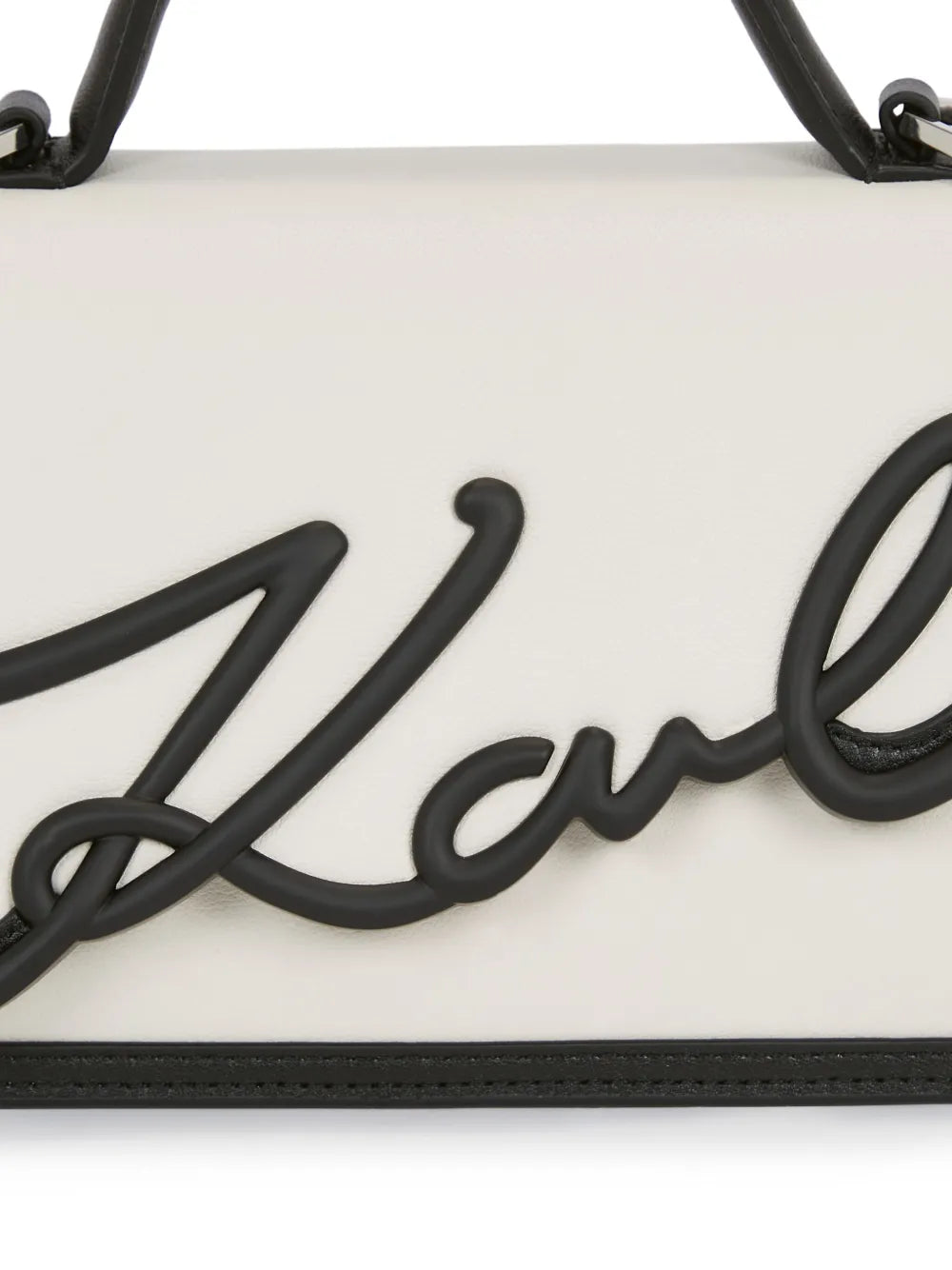 Signature leather top-handle bag