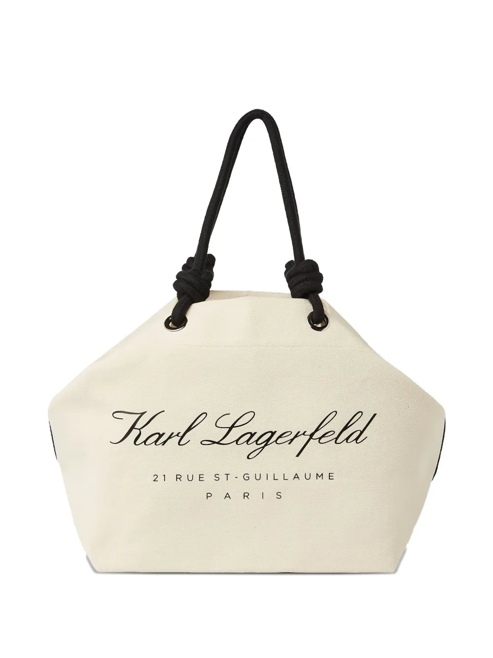 Hotel Karl beach tote bag