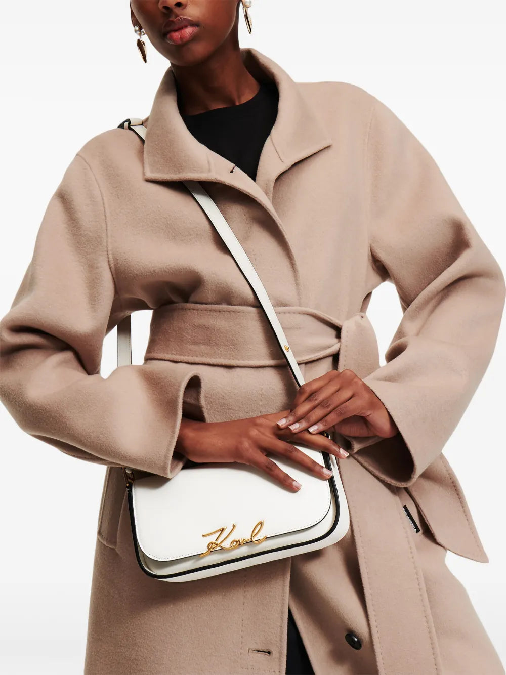 Signature leather cross body bag