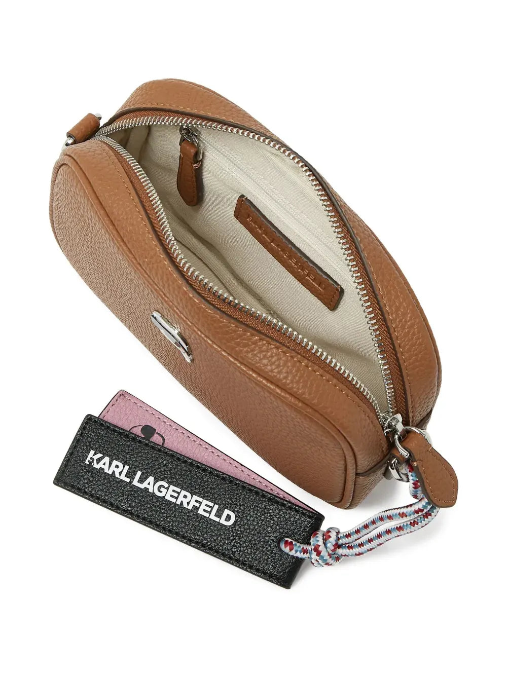 embellishment-logo cross body bag