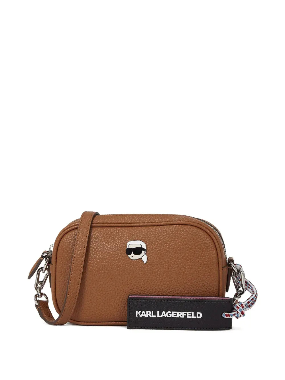 embellishment-logo cross body bag