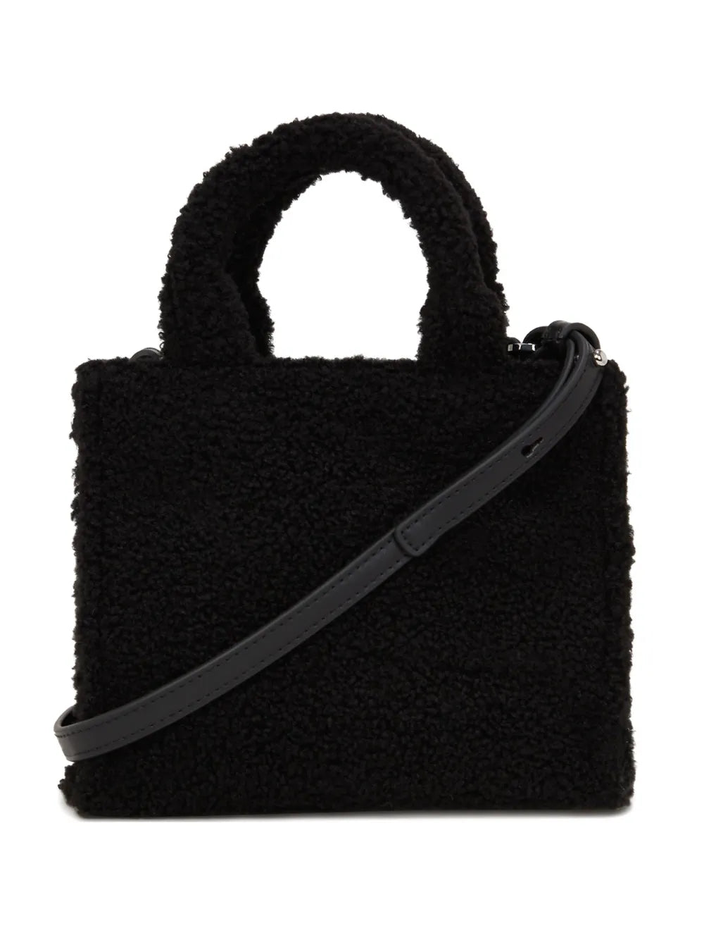 mini Rue St-Guillaume shearling tote bag