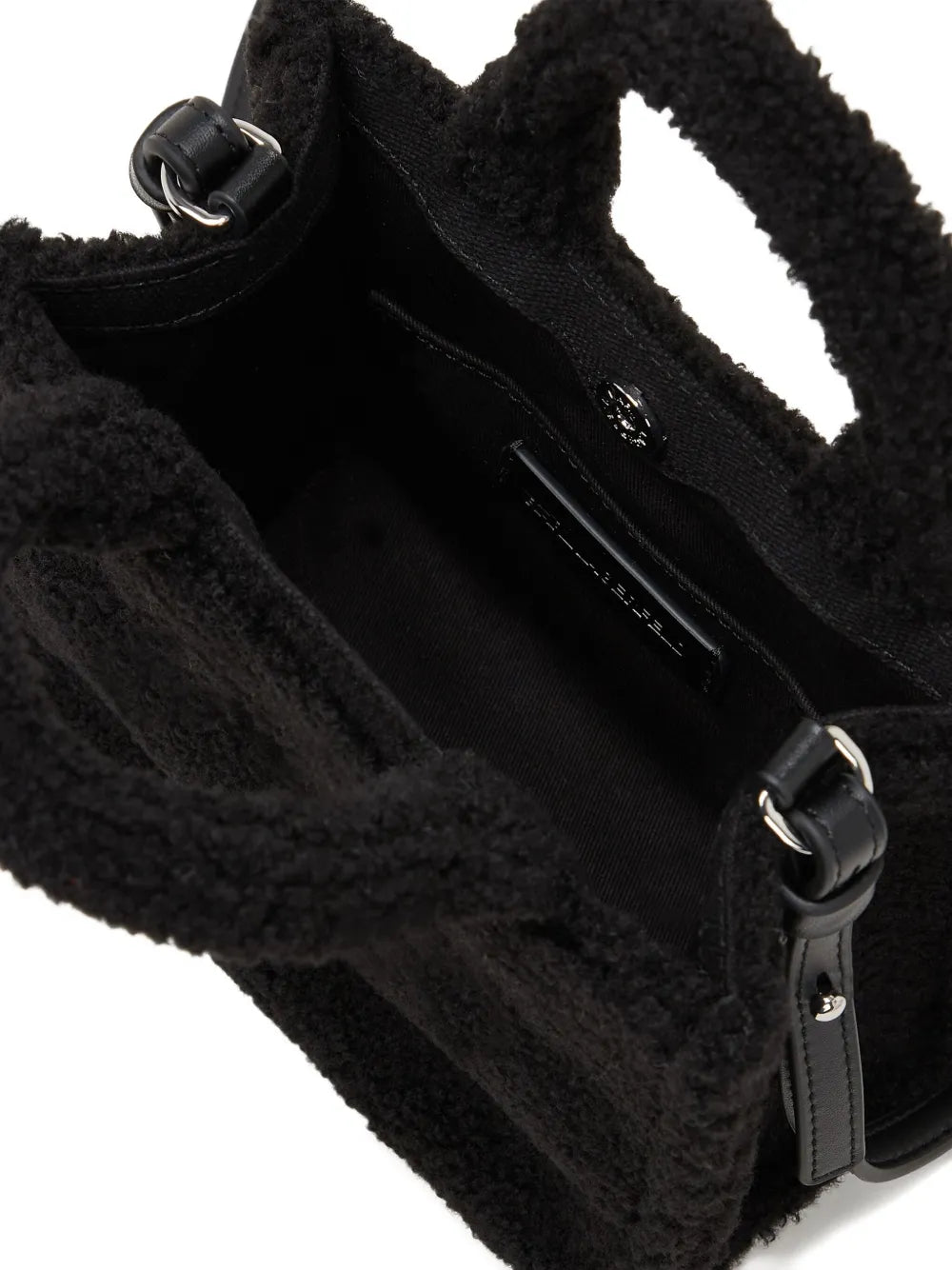 mini Rue St-Guillaume shearling tote bag