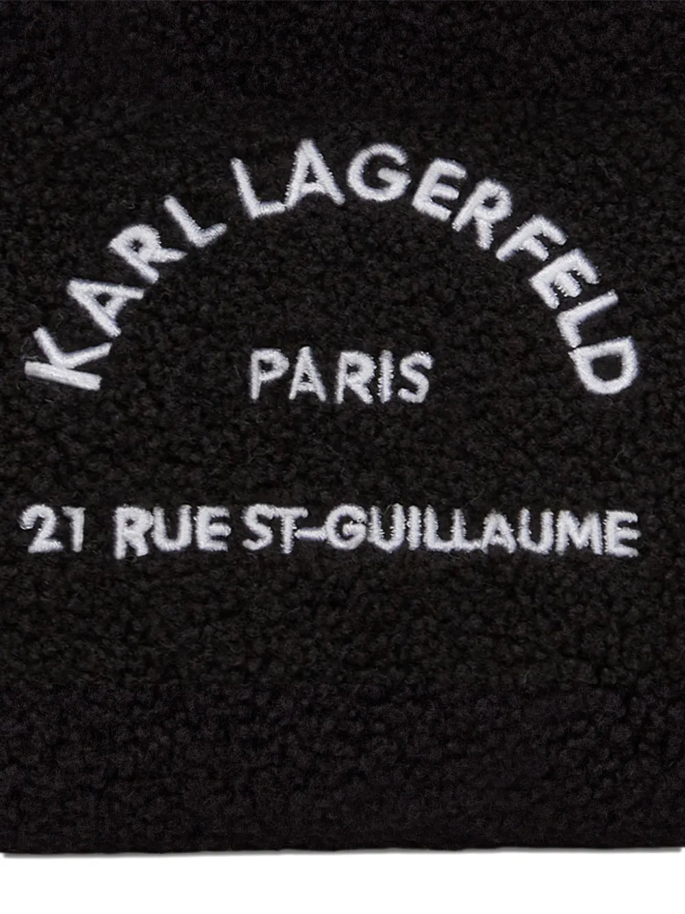 mini Rue St-Guillaume shearling tote bag