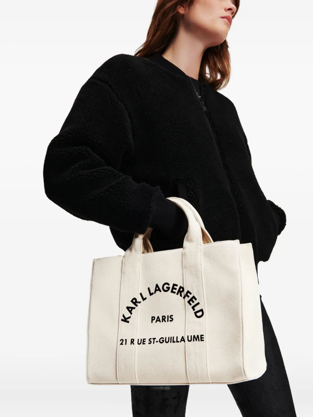 Rue St-Guillaume square tote bag