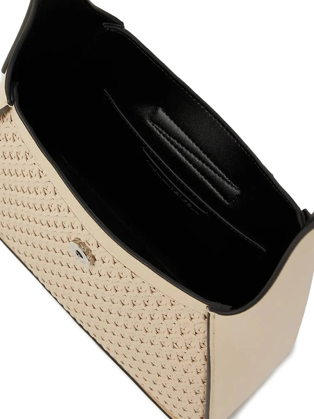 K/signature woven-detail shoulder bag