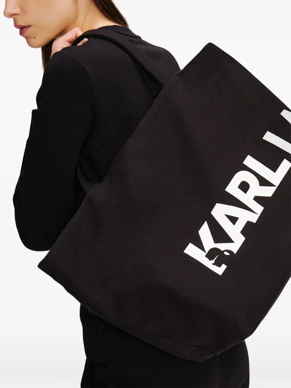 K/Essential oversized-logo tote bag