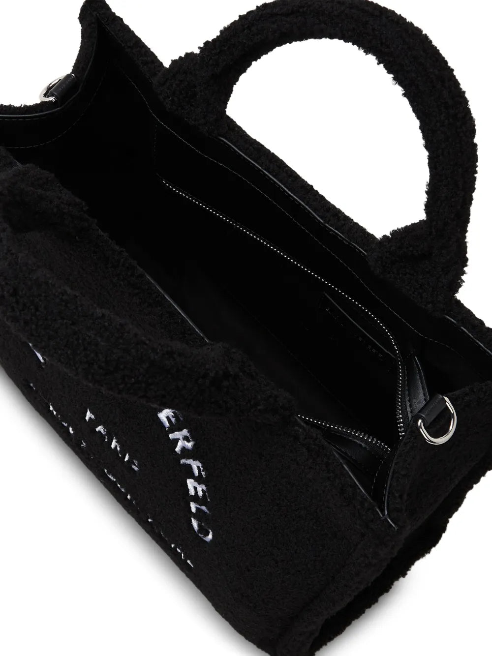 medium embroidered-logo tote bag