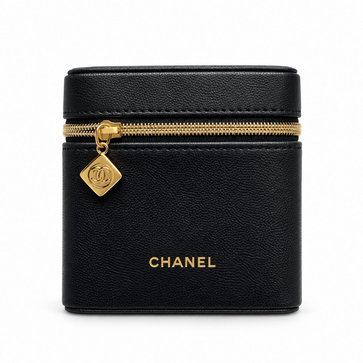 CHANEL Black Lipstick Mirror Case VIP Gift Limited Compact BNIB Authentic