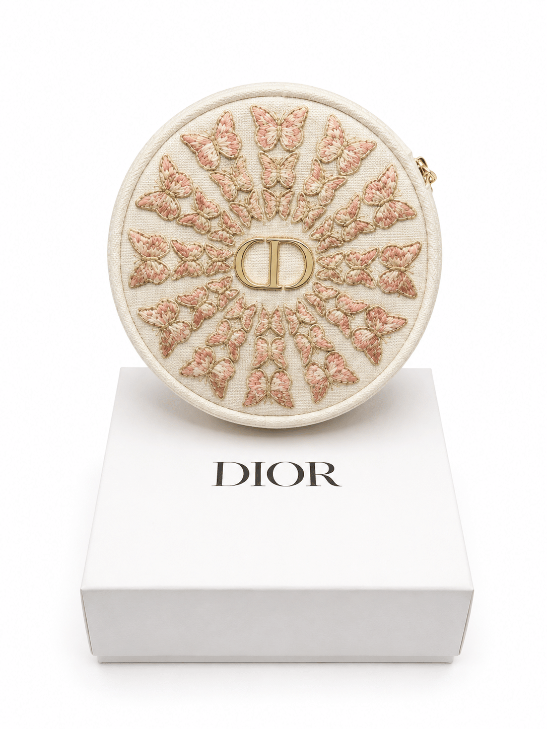 DIOR Beauty Gold Makeup Bag Pouch Case Holiday 2026 New limited edition