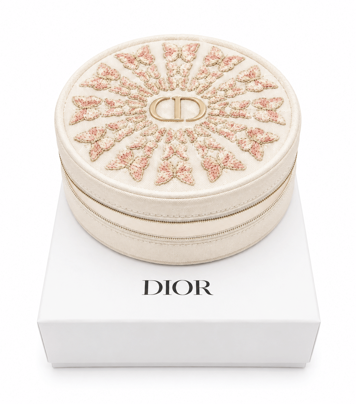 DIOR Beauty Gold Makeup Bag Pouch Case Holiday 2026 New limited edition