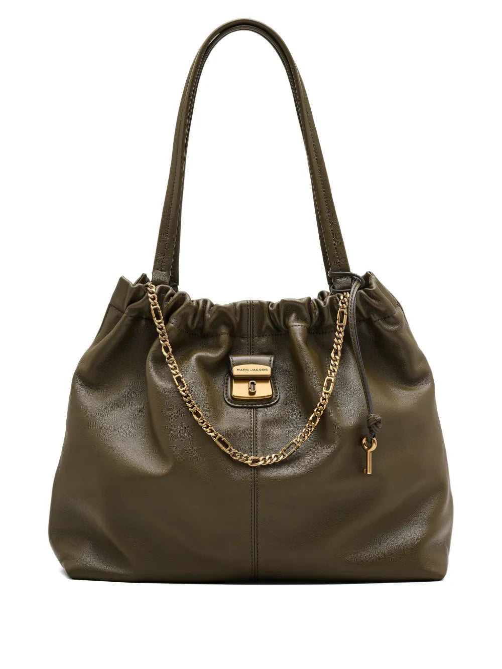The Cristina chain-embellished drawstring tote bag