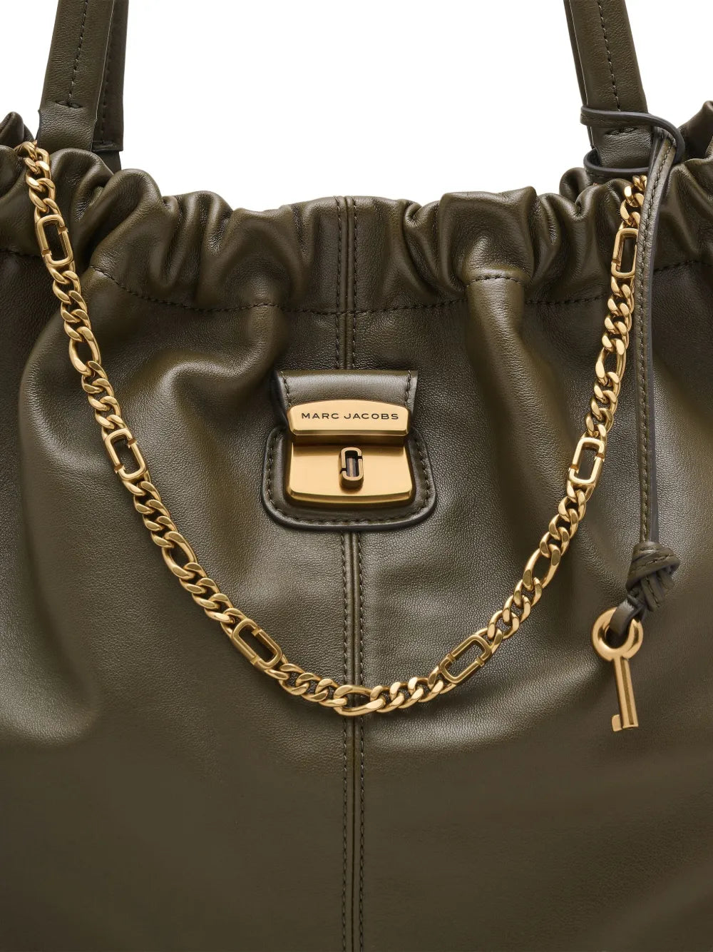 The Cristina chain-embellished drawstring tote bag