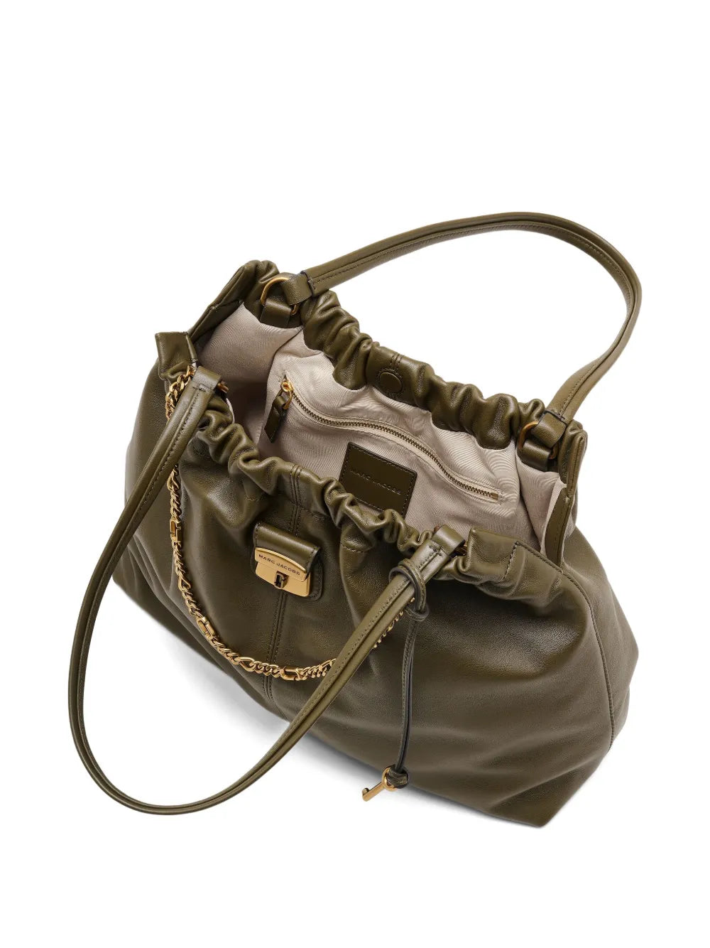The Cristina chain-embellished drawstring tote bag