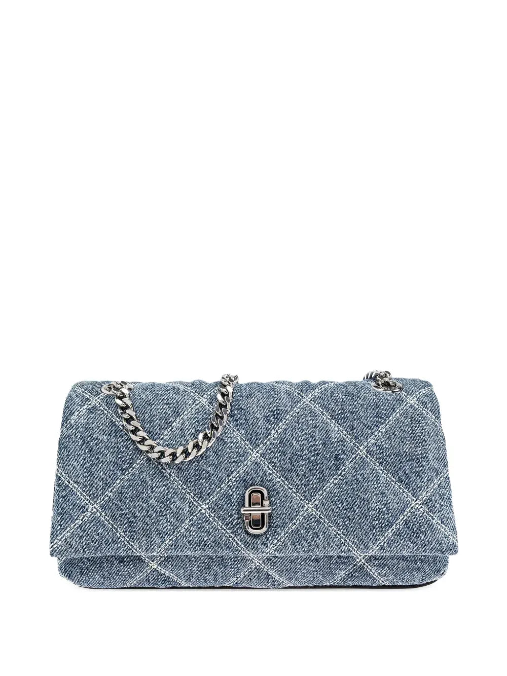 The quilted small Dual chain cross body bag