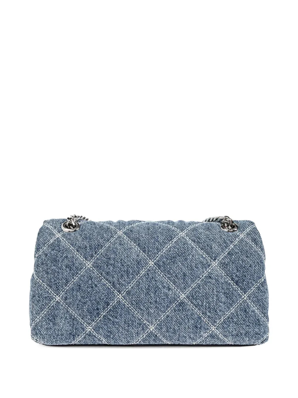The quilted small Dual chain cross body bag