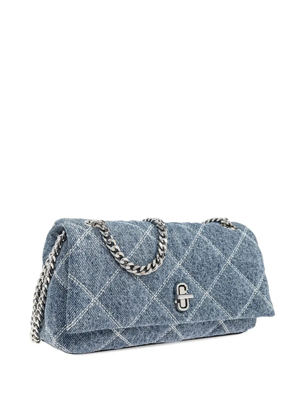 The quilted small Dual chain cross body bag