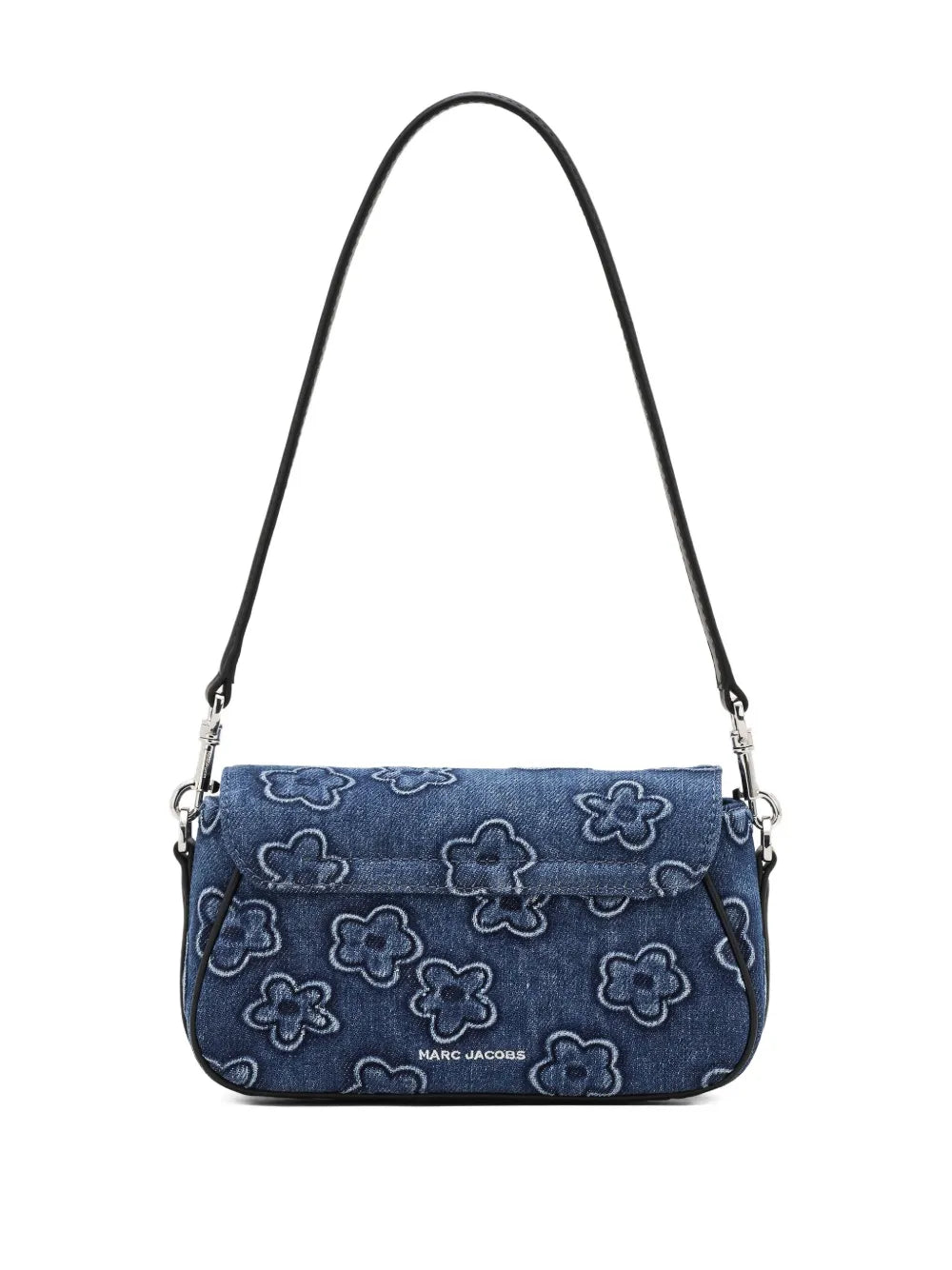 The Puffy Daisy Denim Clover shoulder bag