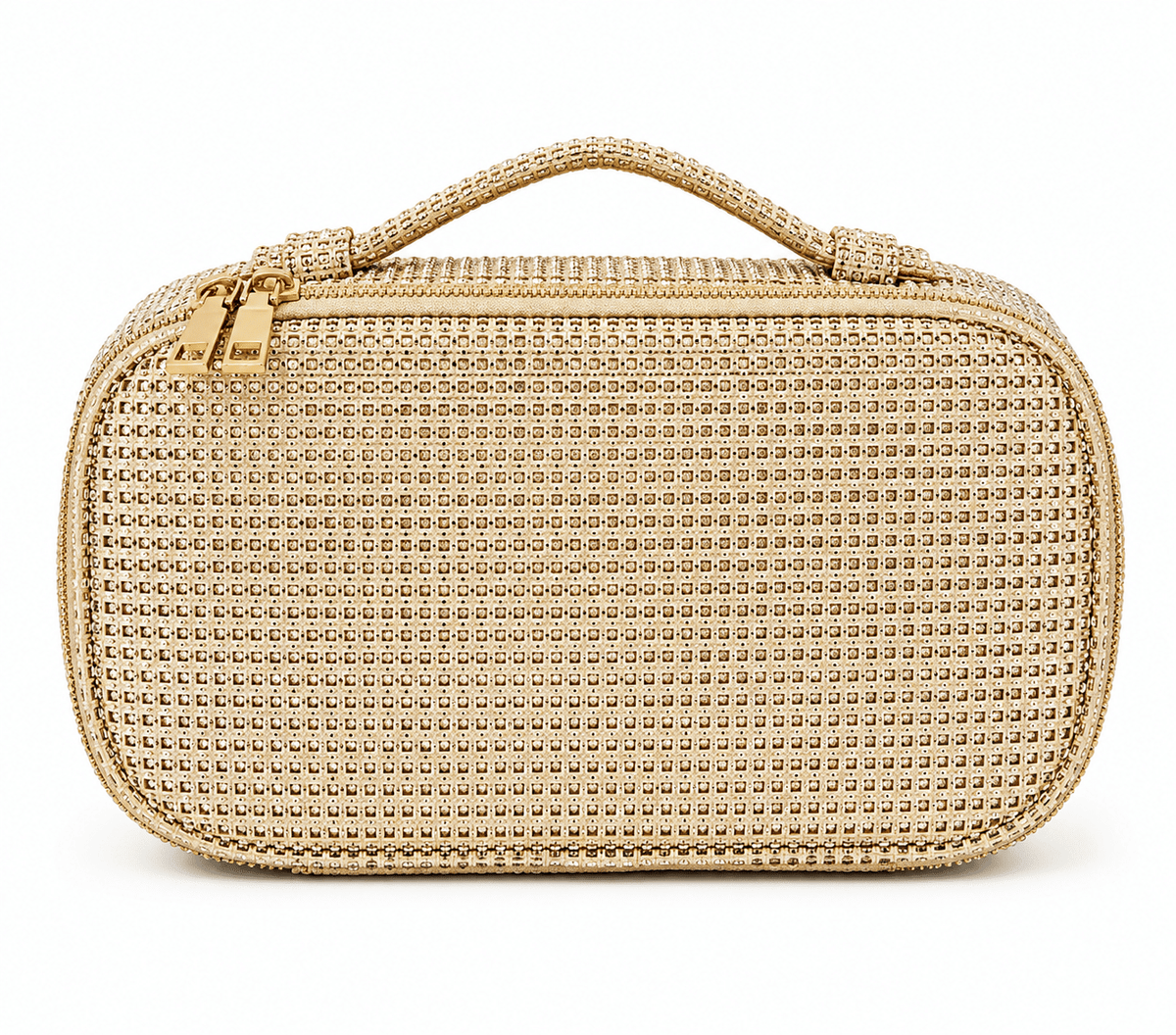 DIOR Beauty Gold Shimmer VIP/GWP Makeup Pouch Bag Christian Dior New w/Box