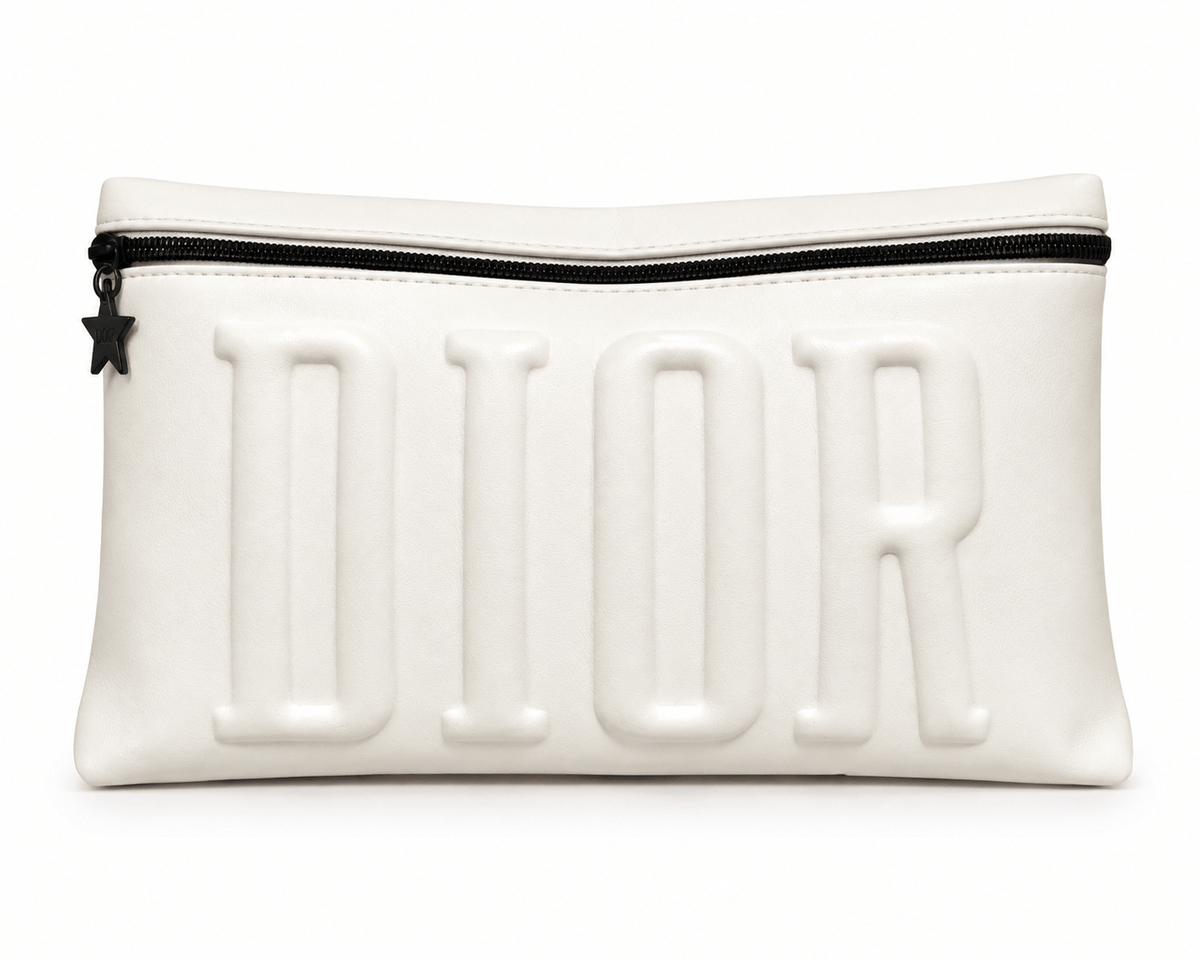 Dior White Black Makeup Bag VIP Gift Beauty Counter Limited Edition