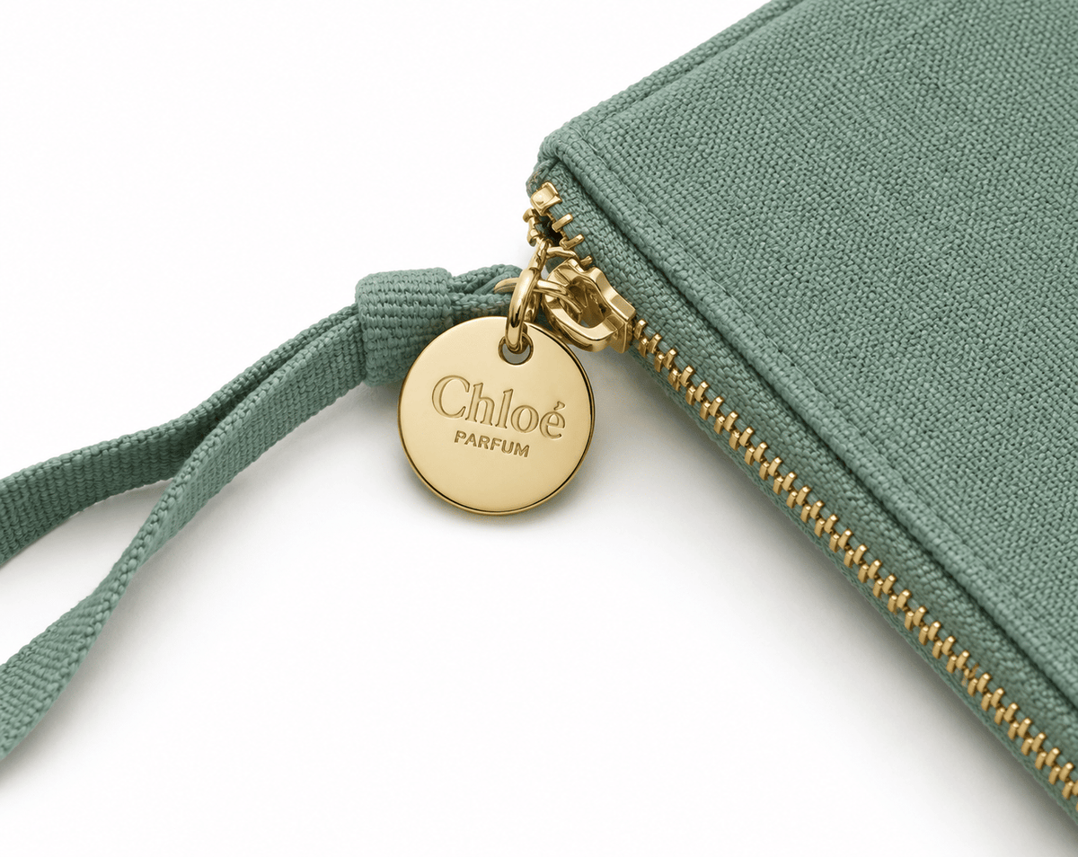 Green Chloe Makeup Bag Set