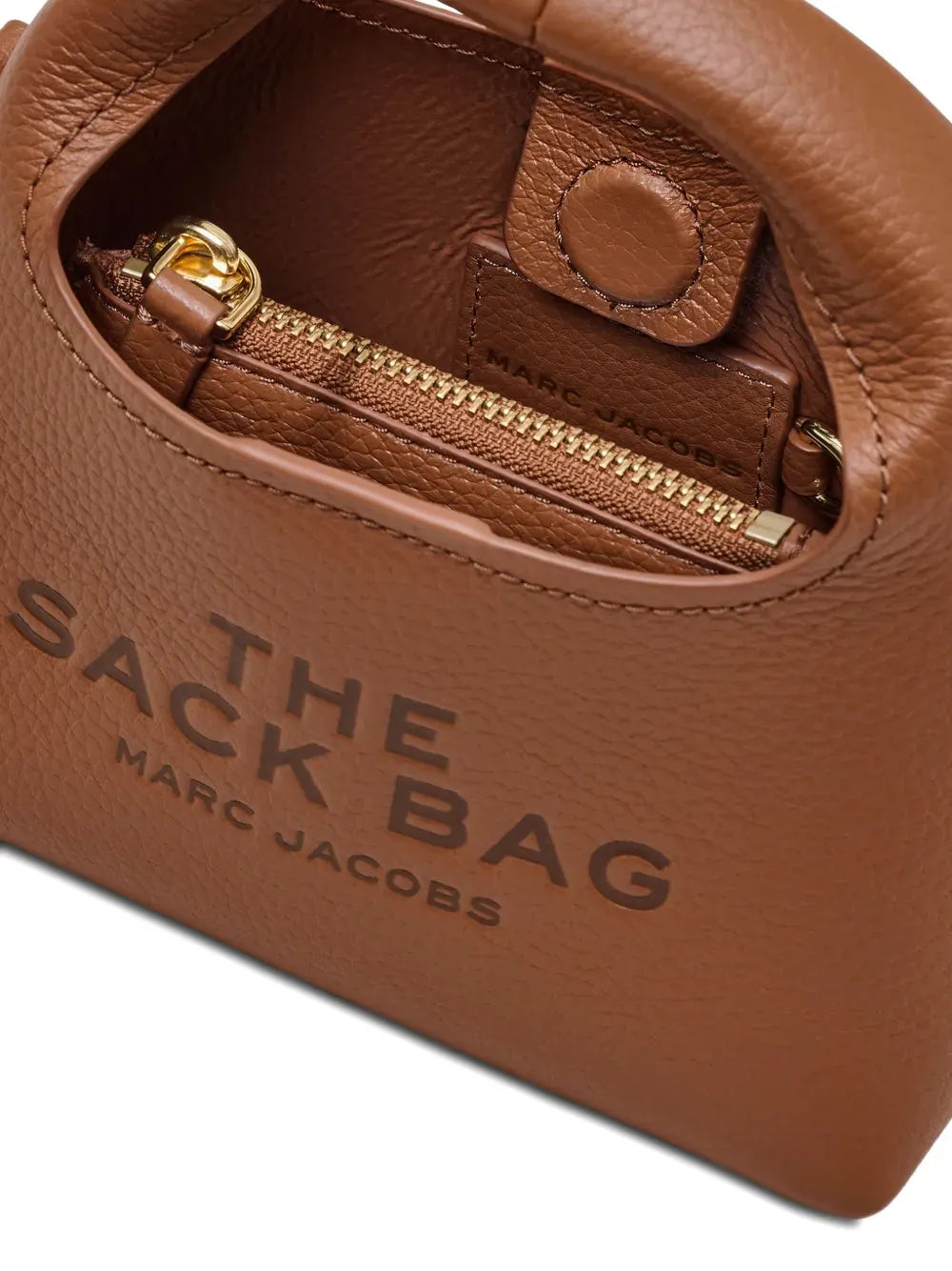 The Sack micro leather top-handle tote bag