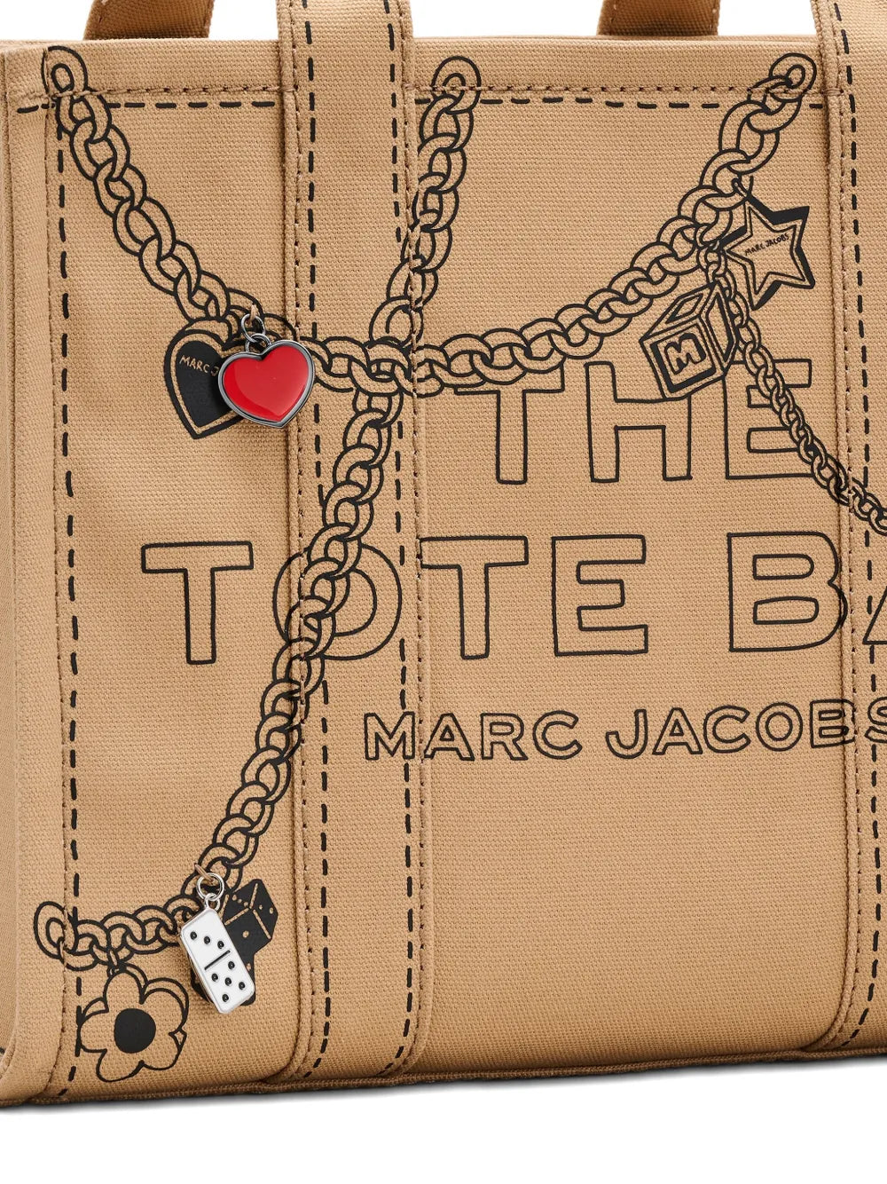 The Trompe L'oeil Charm Canvas Medium Tote bag