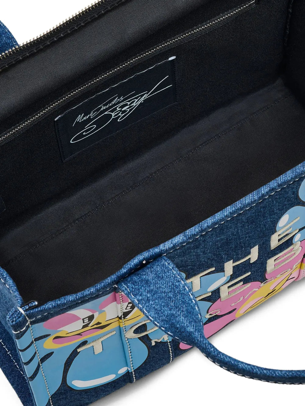 x Hattie Stewart medium floral-print denim tote bag