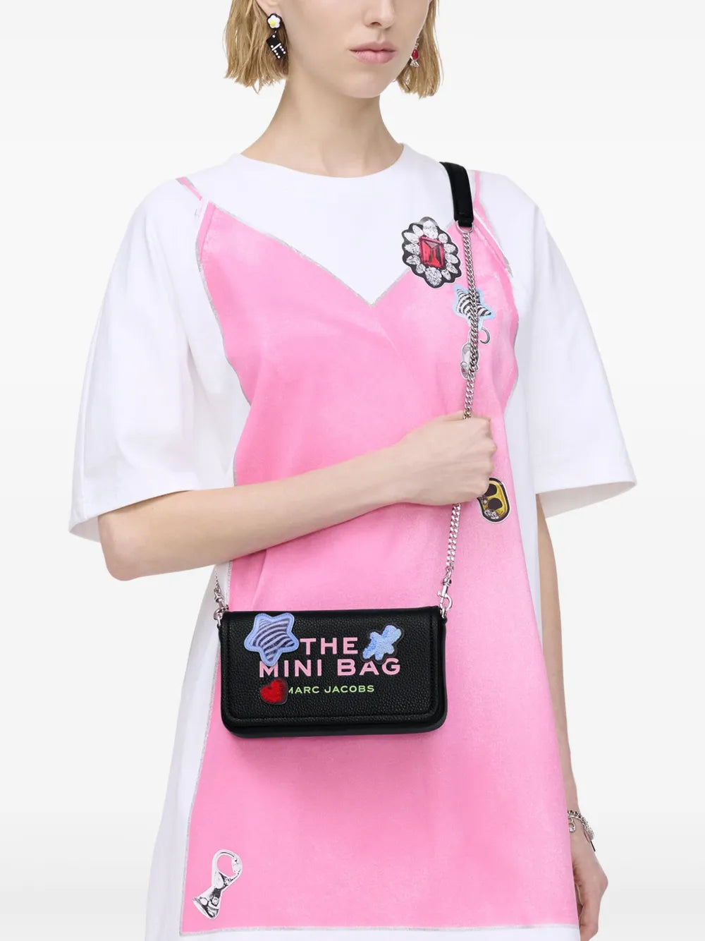 The sticker-patch mini bag